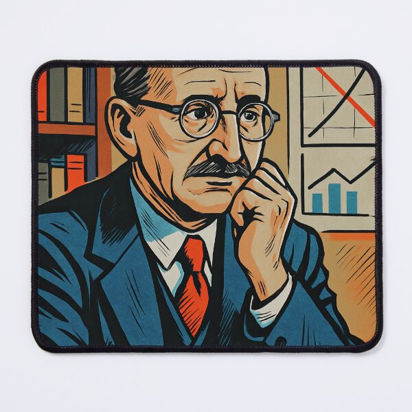 Item preview, Friedrich Hayek | Comics stylCartoone -  designed and sold by ComicsFactory.