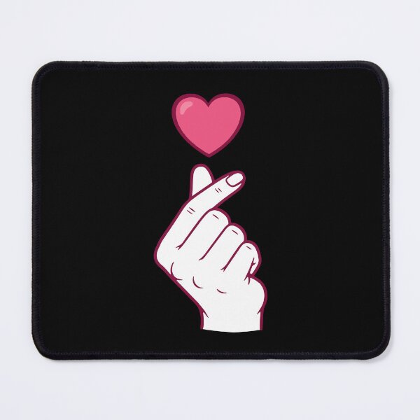 Item preview, Kpop Korean Finger Heart Cute Korean Pop Love designed and sold by LuminOrb.