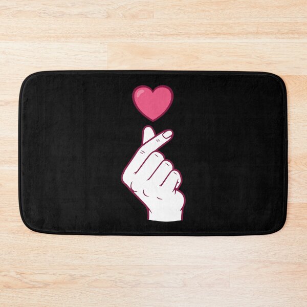 Item preview, Kpop Korean Finger Heart Cute Korean Pop Love designed and sold by LuminOrb.