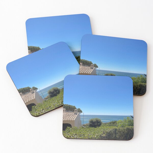 Item preview, Mediterranean Hillside Ocean View with Blue Sky designed and sold by MatthewHeights.