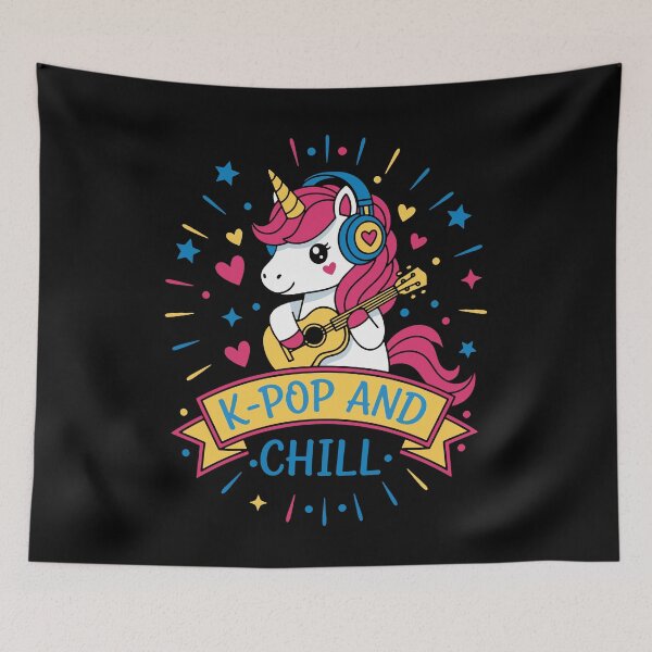 Item preview, K-Pop AND CHILL Unicorn Kpop Fans Korean Music designed and sold by LuminOrb.