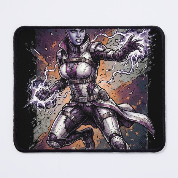 Item preview, Liara T'Soni Mass Effect Biotic Asari Shadow Broker Informant Fan Art Portrait designed and sold by Senpaiwaves.