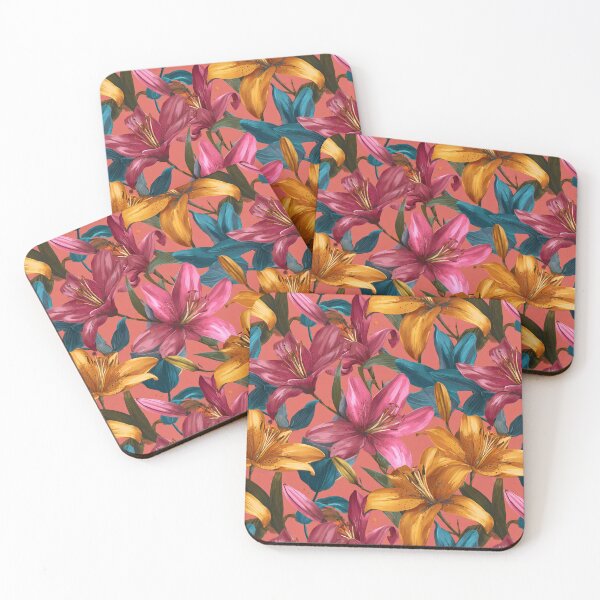 Item preview, Classic Lilies Flower  - Botanical Garden Pattern  - Anniversary Gifts For Her designed and sold by RoyalStarsPatts.