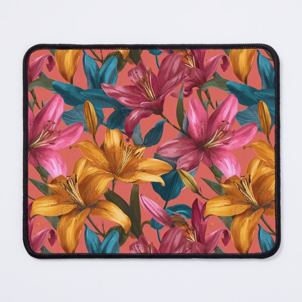 Item preview, Classic Lilies Flower  - Botanical Garden Pattern  - Anniversary Gifts For Her designed and sold by RoyalStarsPatts.
