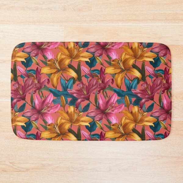 Item preview, Classic Lilies Flower  - Botanical Garden Pattern  - Anniversary Gifts For Her designed and sold by RoyalStarsPatts.