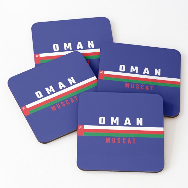 Item preview, Oman Muscat Pride, Classic Flag & City Typography designed and sold by mashmosh.
