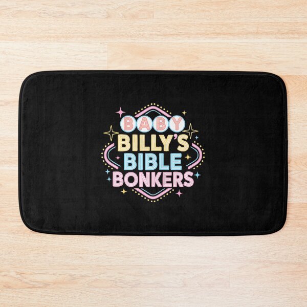 Item preview, Baby Billy'S Bible Bonkers Retro Neon Logo designed and sold by Yesenia Fuller.