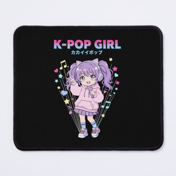 Item preview, K-POP GIRL Anime Korean Music Cute Kpop Fans designed and sold by LuminOrb.