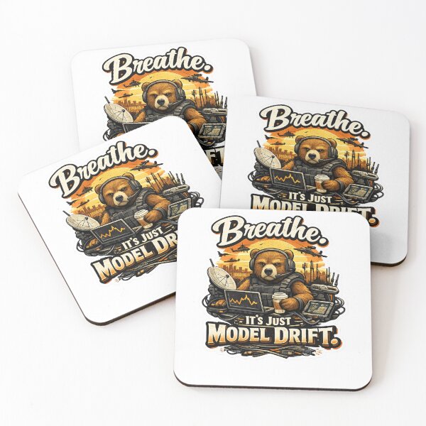 Item preview, Model Drift Panic – Military AI Engineer Work Humour designed and sold by unscriptedPixel.