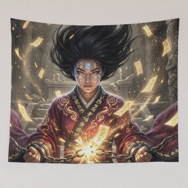 Item preview, Sorcerer Breaking the Seal of Light – Ancient Ruins Awakening | Mori no Akari Series designed and sold by Mori-no-Akari.