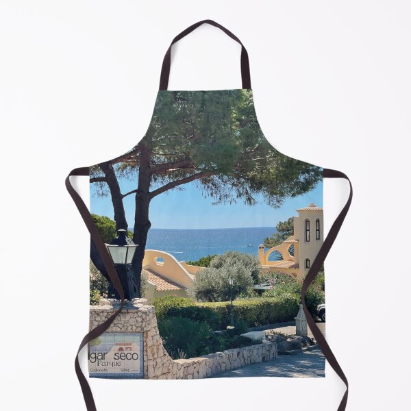 Item preview, Mediterranean Coastal Village Overlooking Blue Ocean designed and sold by MatthewHeights.