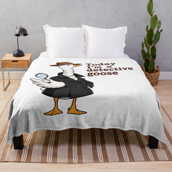 Item preview, Detective Goose – Funny Detective Duck Illustration designed and sold by truongloc246.