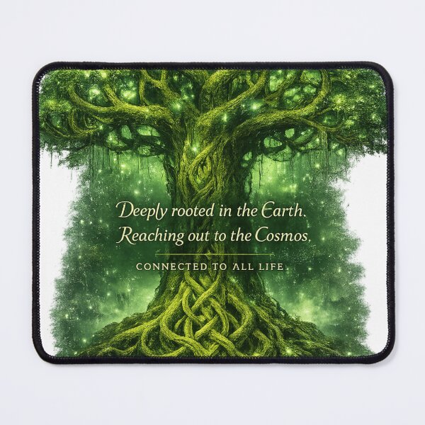 Item preview, Mystical Cosmic Tree of Life with Glowing Roots designed and sold by Tommy Studio.