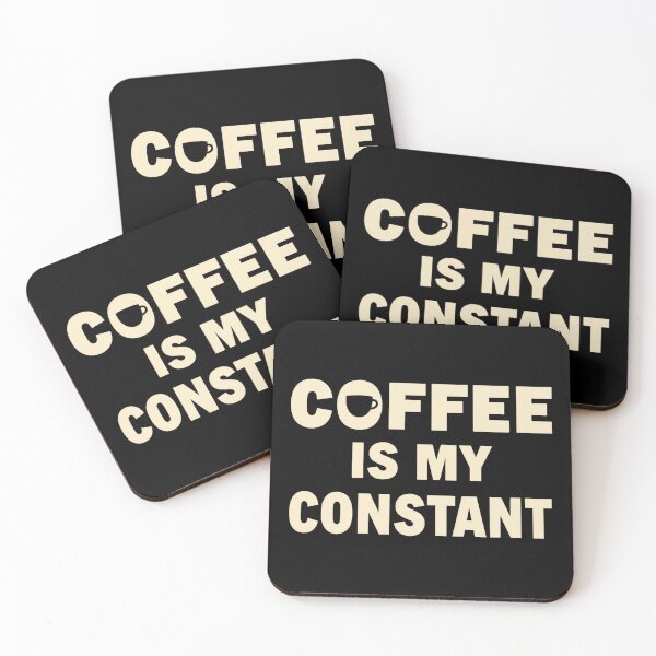 Item preview, Coffee Is My Constant Minimalist Quote For Coffee designed and sold by Katzpy.