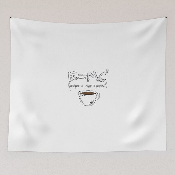 Item preview, E = MC² (Energy = Milk × Coffee²) – Funny Coffee Math Design designed and sold by Fun-and-joy.