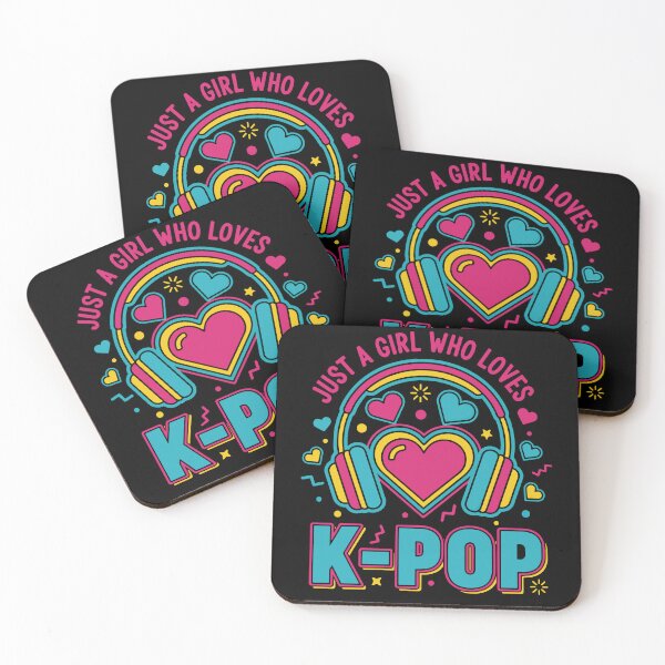 Item preview, Just A Girl Who Loves K-Pop Korean Music designed and sold by LuminOrb.