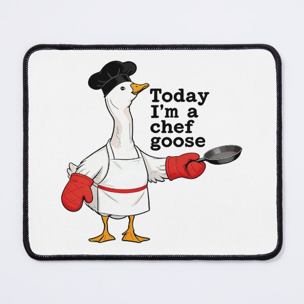 Item preview, Chef Goose – Funny Cooking Goose Illustration designed and sold by truongloc246.
