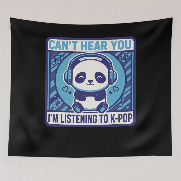 Item preview, Cant Hear You Im Listening To K-Pop Korean Music designed and sold by LuminOrb.