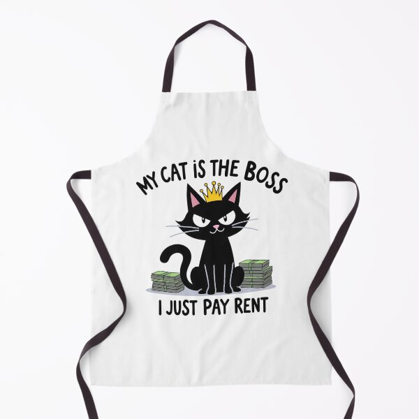 Item preview, My Cat is the Boss - Funny Black Cat designed and sold by MystiqSlav.