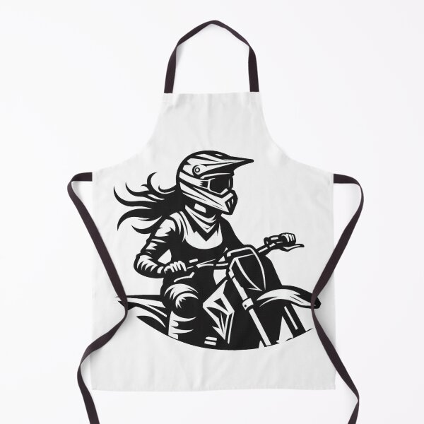 Item preview, MotoCross Lady, Woman on motorcycle, Girl on Dirt Bike Braaap designed and sold by Cr320.