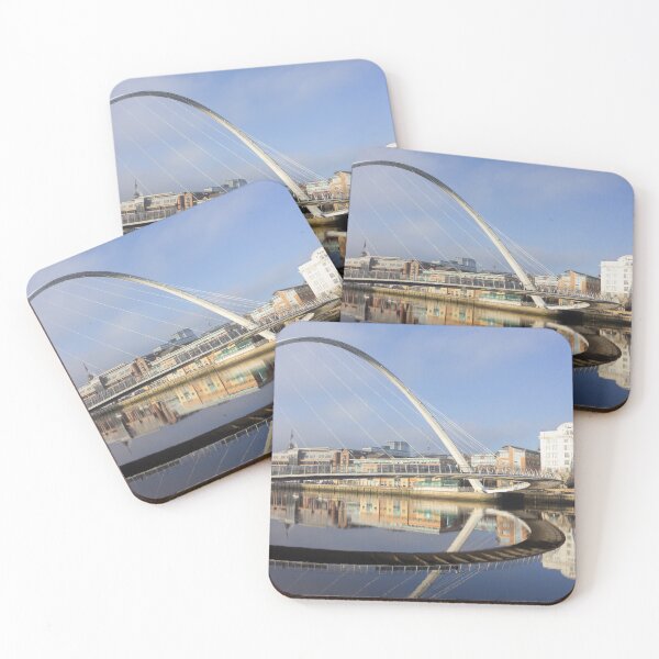 Item preview, Millennium Bridge reflected in the River Tyne designed and sold by HAPhotography.