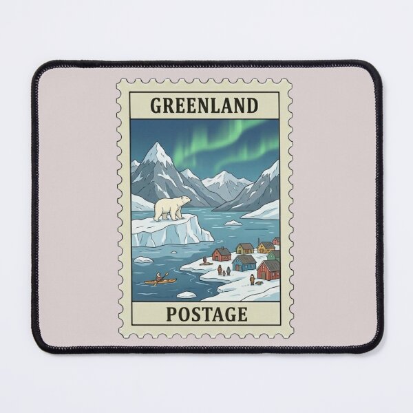 Artikelvorschau, Vintage Grönland-Briefmarke entworfen und verkauft von allaboutstamps.