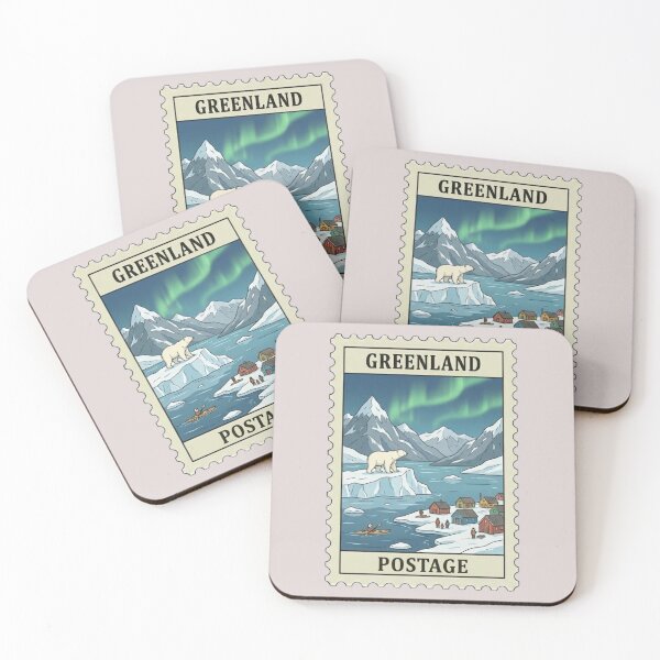 Item preview, Vintage Greenland Postage Stamp designed and sold by allaboutstamps.