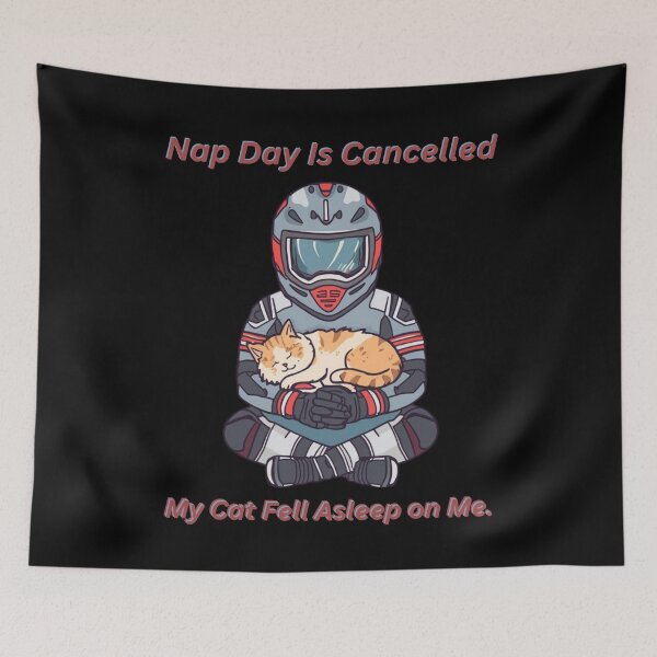 Item preview, “Nap Day Is Cancelled. My Cat Fell Asleep on Me designed and sold by YourTrendyTees.