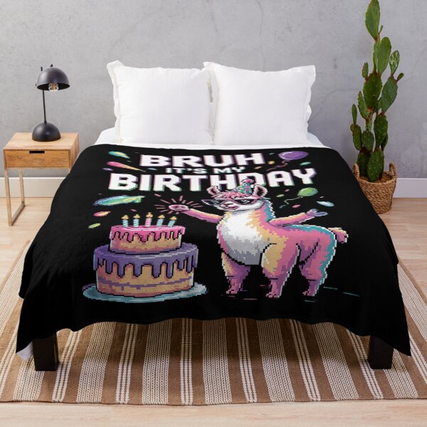 Item preview, Bruh Its My Birthday Llama Pinata Boy Girl Family Party Bday designed and sold by MarkLeedsArt.
