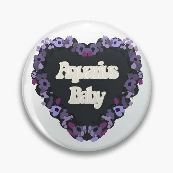 Item preview, Aquarius Baby Star Sign Love Heart Birthday Cake designed and sold by FreeOrca.