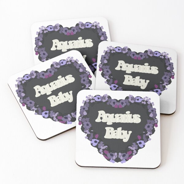 Item preview, Aquarius Baby Star Sign Love Heart Birthday Cake designed and sold by FreeOrca.