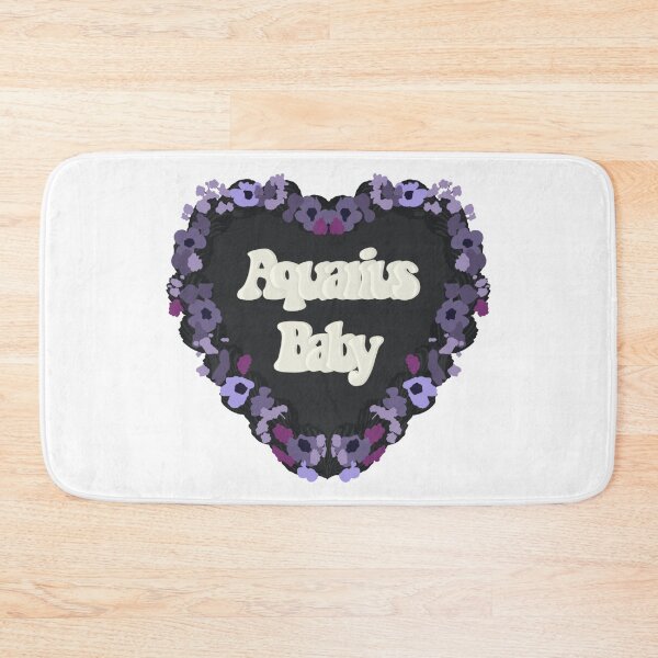 Item preview, Aquarius Baby Star Sign Love Heart Birthday Cake designed and sold by FreeOrca.