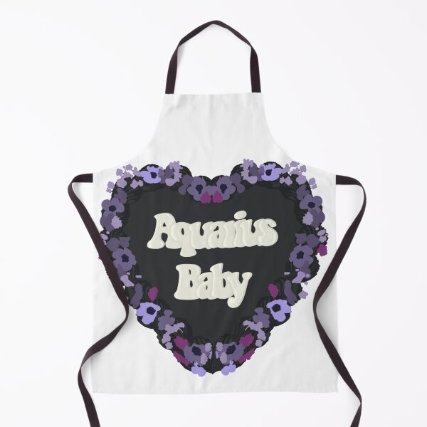 Item preview, Aquarius Baby Star Sign Love Heart Birthday Cake designed and sold by FreeOrca.