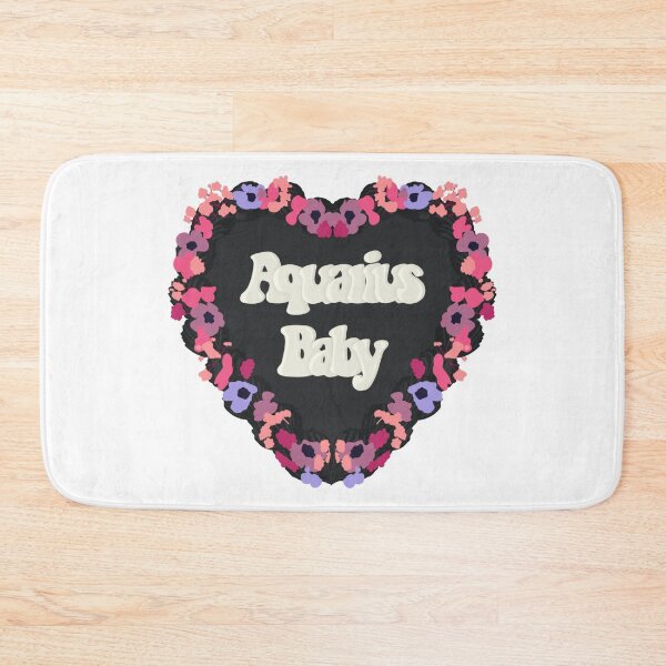 Item preview, Aquarius Baby Star Sign Love Heart Birthday Cake designed and sold by FreeOrca.