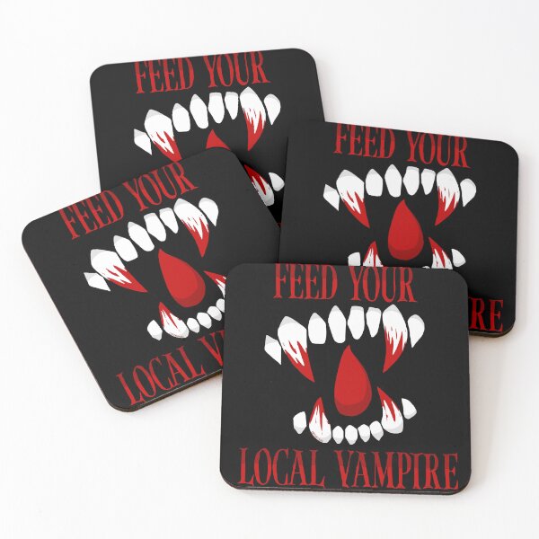 Item preview, FEED YOUR LOCAL VAMPIRE designed and sold by COFFINCANINEDESIGNS.