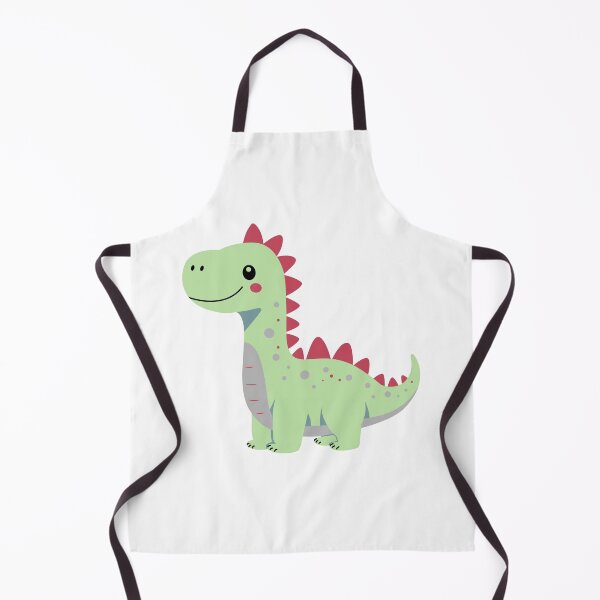 Item preview, Cute Green Dinosaur with Red Spikes designed and sold by IN Tales.
