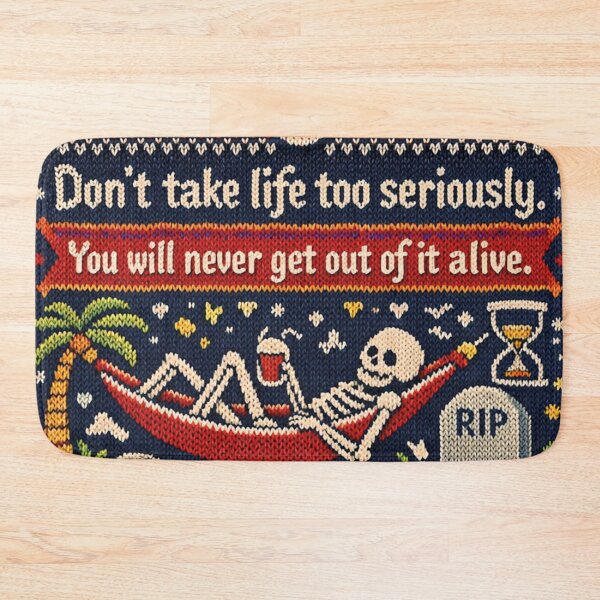 Item preview, Skeleton Holiday Knit Design – Don’t Take Life Seriously designed and sold by Mauswohn.