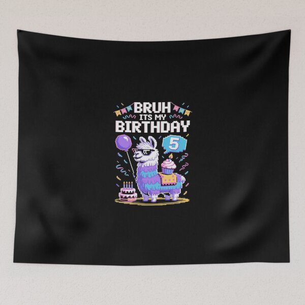 Item preview, Bruh Its My Birthday Llama Pinata Boy Girl Family Party Bday1 designed and sold by SyntaxClaw.