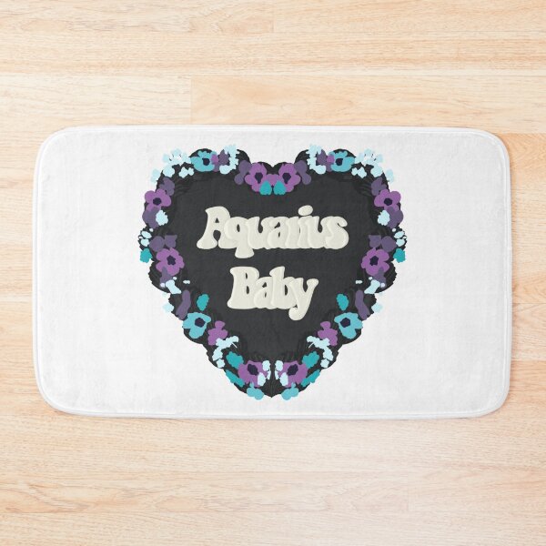 Item preview, Aquarius Baby Star Sign Love Heart Birthday Cake designed and sold by FreeOrca.