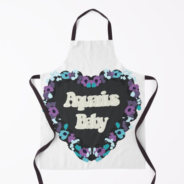 Item preview, Aquarius Baby Star Sign Love Heart Birthday Cake designed and sold by FreeOrca.