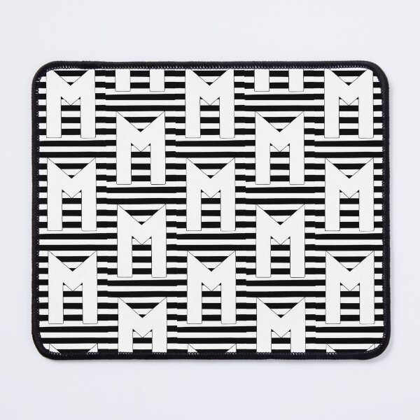 Item preview, Minimal Geometric Letter M Art designed and sold by GTeoArt.