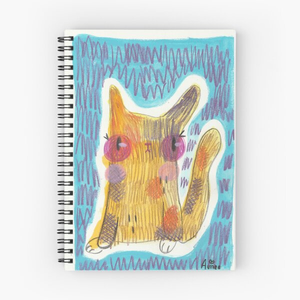 Artikelvorschau, Scratchy Cat – Mixed Media Druck entworfen und verkauft von AimeeSStudio.