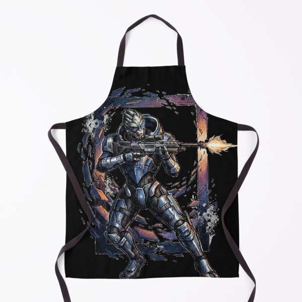 Item preview, Garrus Vakarian Mass Effect Turian Sniper Archangel Normandy Calibrations Loyalty Mission Shepard Fan Art Portrait Poster T-Shirt Sticker Print Gift designed and sold by Senpaiwaves.