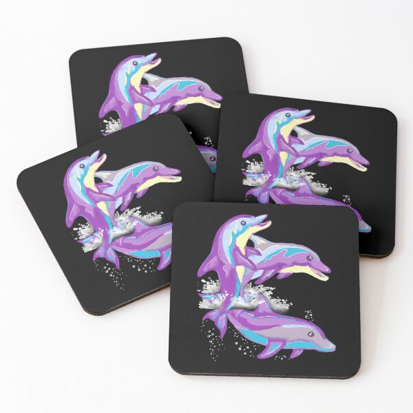 Item preview, Dancing Dolphins Brush Painting Version designed and sold by KatelynMitalski.