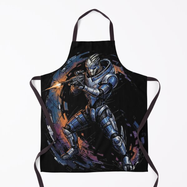 Item preview, Garrus Vakarian Mass Effect Turian Sniper Archangel Normandy Calibrations Loyalty Mission Shepard Fan Art Portrait Poster T-Shirt Sticker Print Gift designed and sold by Senpaiwaves.