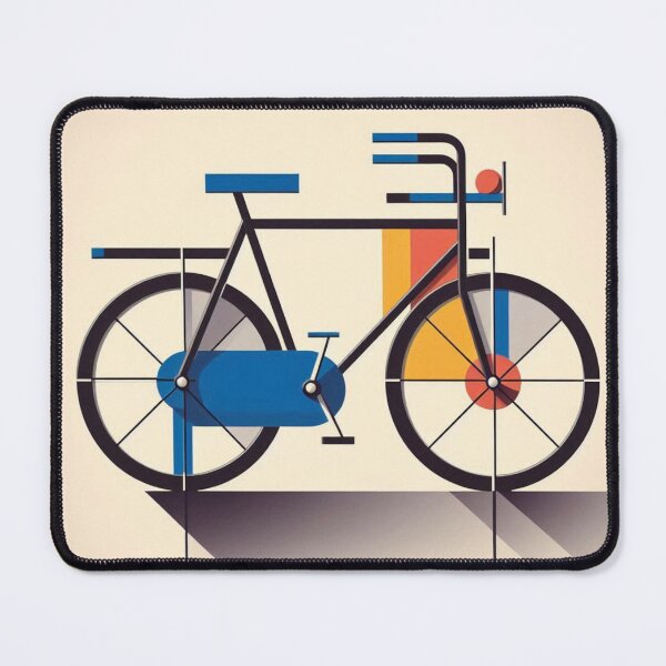 Item preview, Bauhaus Bicycle Poster – Minimalist Geometric Modern Art designed and sold by ashokreddy343.