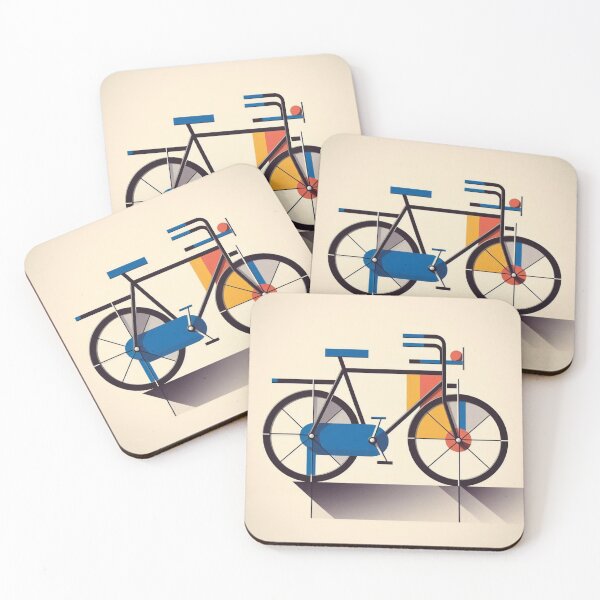 Item preview, Bauhaus Bicycle Poster – Minimalist Geometric Modern Art designed and sold by ashokreddy343.