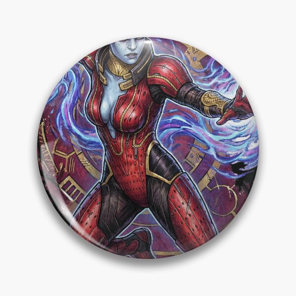 Item preview, Mass Effect Samara Justicar Ardat Yakshi Hunt Blue Skin Fan Art Illustration designed and sold by Senpaiwaves.