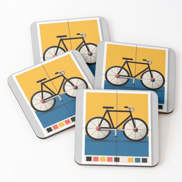 Item preview, Bauhaus Bicycle Poster – Minimalist Geometric Modern Art designed and sold by ashokreddy343.