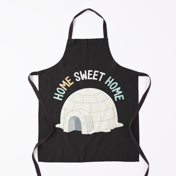Item preview, Cozy Arctic Igloo Home Sweet Home Illustration designed and sold by SplashTastic.